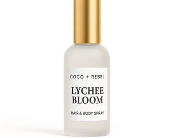Lychee Bloom Hair & Body Mist – Soft Scent Spray