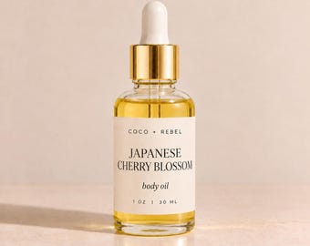 Japanese Cherry Blossom Body Oil | Botanical Skincare