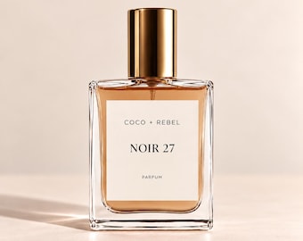 Noir 27 Perfume Oil – Tobacco Amber Leather Perfume, Warm Woody Unisex Fragrance