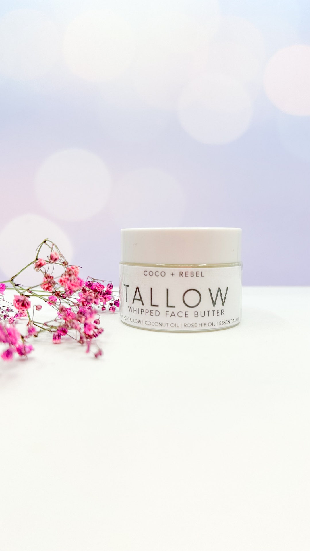 100 Grass Fed Tallow Tallow Face Cream Tallow Night Cream Tallow Rose