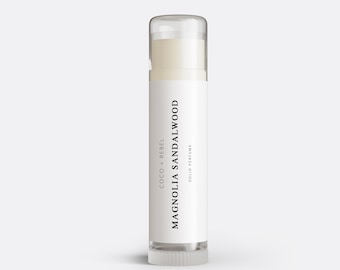Magnolia Sandalwood Solid Perfume | Beeswax, Shea Butter Balm