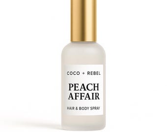 Peach Affair Hair & Body Mist – Soft Scent Spray