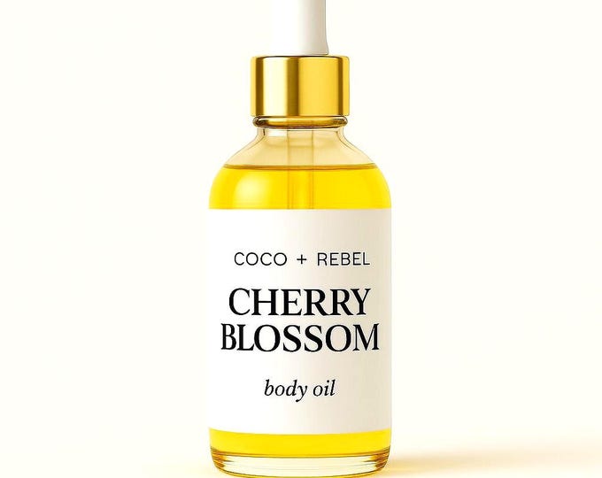 Japanese Cherry Blossom Body Oil | Botanical Skincare