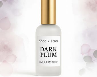 Dark Plum Hair & Body Mist – Soft Scent Spray