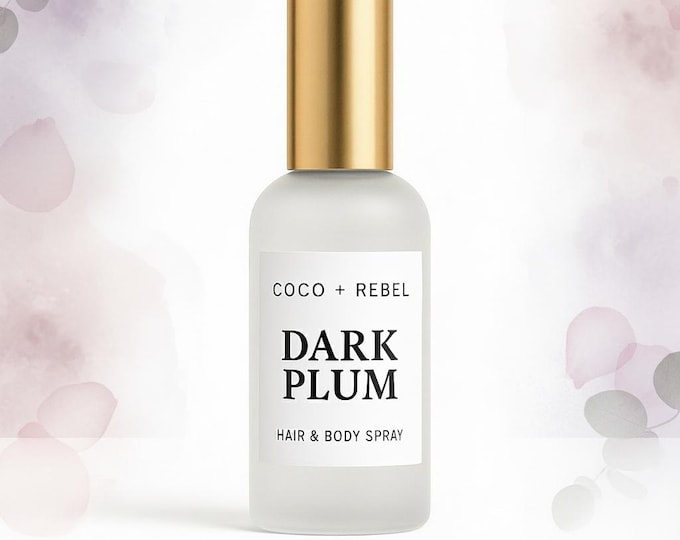 Dark Plum Hair & Body Mist – Soft Scent Spray