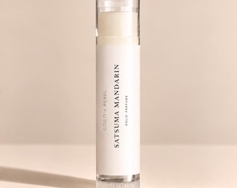 Satsuma Mandarin Solid Perfume | Citrus, White Musk (5ml Tube)