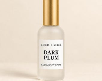 Dark Plum Hair & Body Mist – Soft Scent Spray
