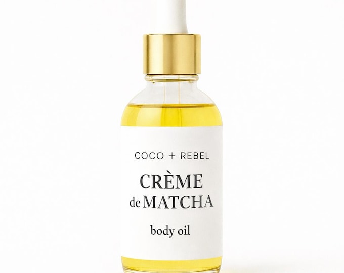 Honey Latte Body Oil – Vanilla Honey Moisturizing Body Oil – Creamy Milk & Caramel Scent – Hydrating Perfume Body Oil