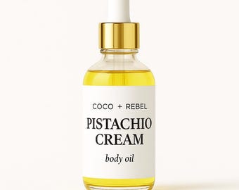 Pistachio Fragrance Body Oil | Almond & Vanilla, Nourishing Skincare
