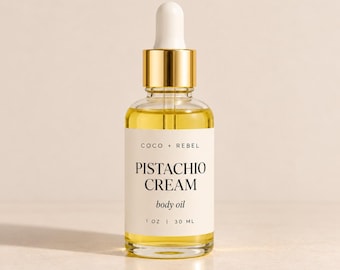 Pistachio Fragrance Body Oil | Almond & Vanilla, Nourishing Skincare