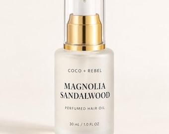 Perfumed Hair Oil | Lightweight Shine Hair Oil | Scented Hair Serum | Magnolia Sandalwood, Pistachio Cream, Honey Latte