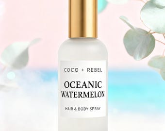 Oceanic Watermelon Hair & Body Mist – Soft Scent Spray