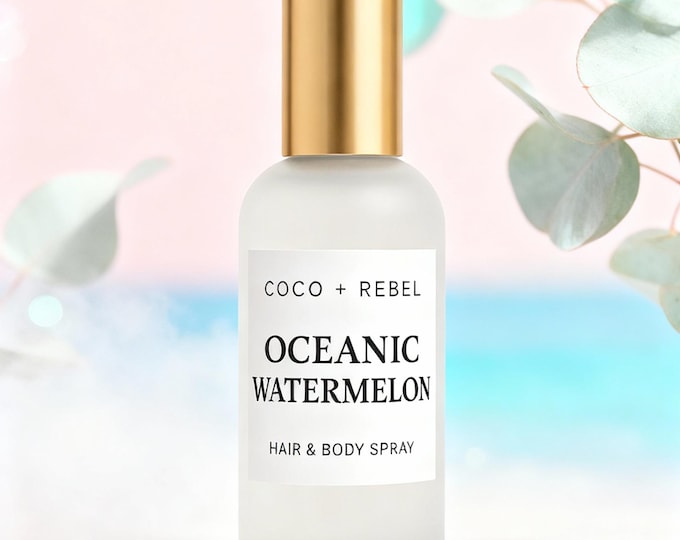 Oceanic Watermelon Hair & Body Mist – Soft Scent Spray