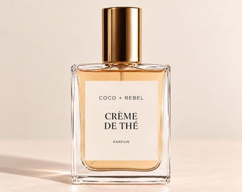 Crème de Thé Perfume Oil – Brown Sugar Milk Tea Vanilla Perfume, Creamy Gourmand Fragrance