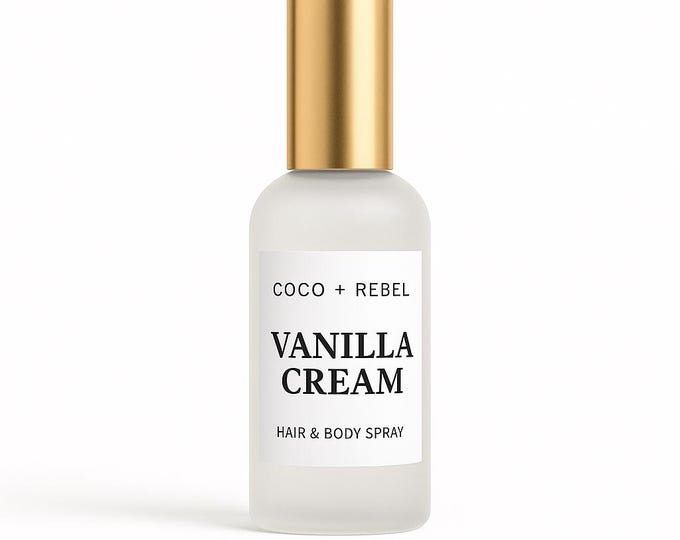 Vanilla Cream Hair & Body Mist – Soft Scent Spray