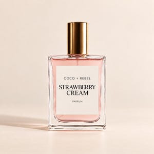 香水瓶ラベルテンプレート、ディフューザーラベルテンプレート、花嫁
