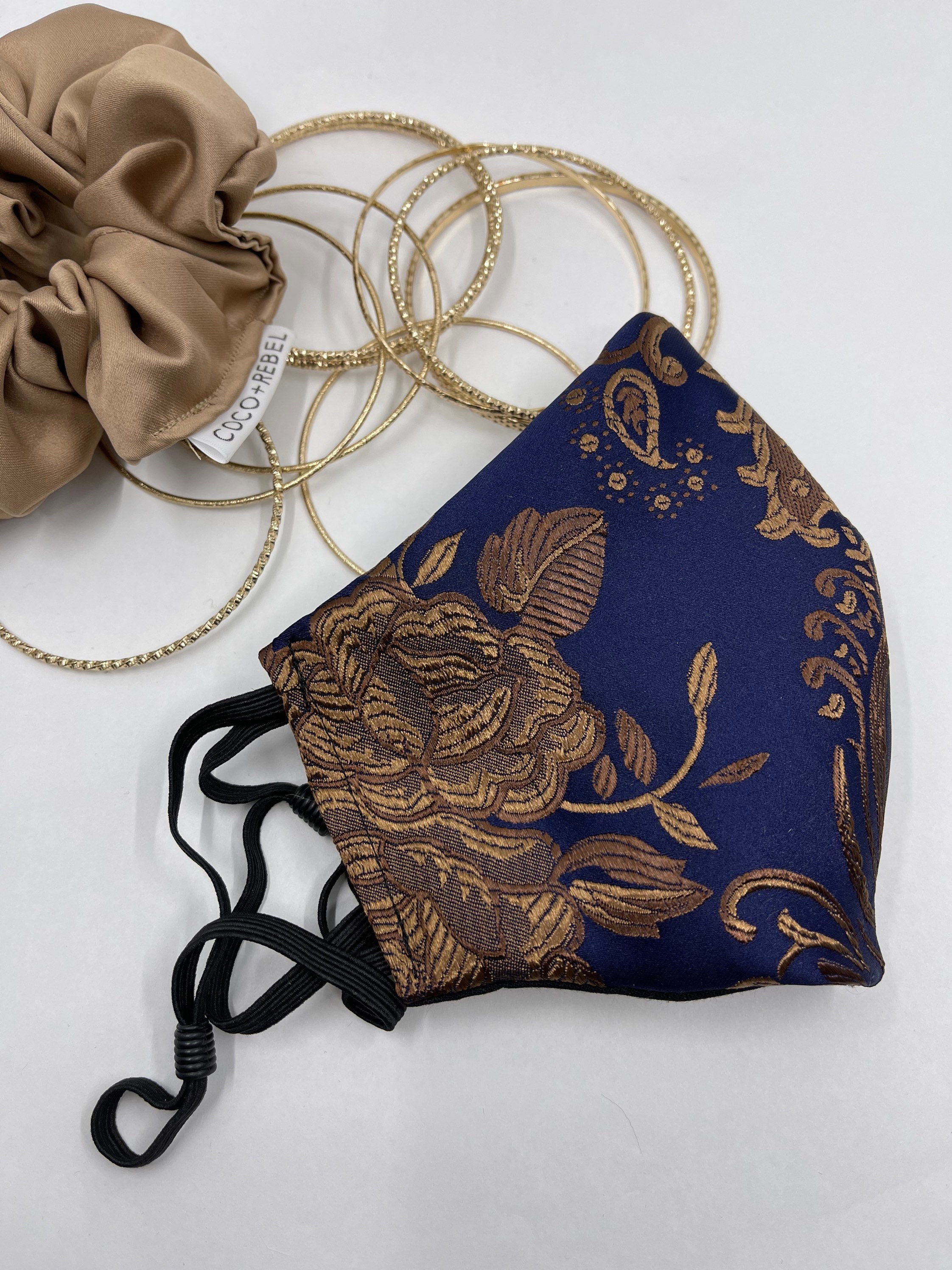 Bridal Face Mask Face Mask Luxury Face Mask Embroidered Etsy