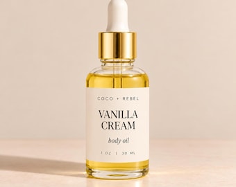 Vanilla Cream Body Oil | Nourishing Massage & Bath Oil