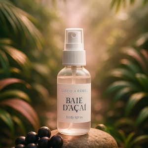 Baie D&#39;acai - Natural Hair Perfume & Body Mist – Soft Scent Spray – Custom Fragrance for Hair +  Skin