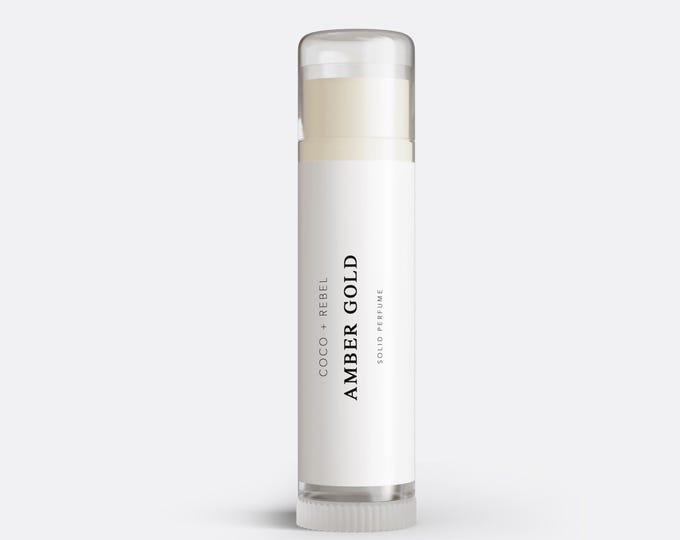 Amber Gold Solid Perfume | Handcrafted Perfume Balm