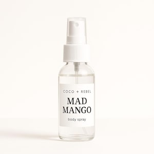 Mad Mango - Natural Hair Perfume & Body Mist – Soft Scent Spray – Custom Fragrance for Hair +  Skin