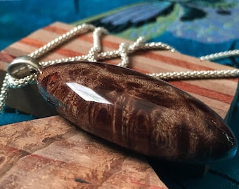 Burl Wood Pendant