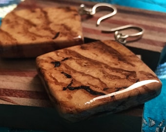 Burl Wood Earrings
