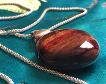 Mahogany and Bloodwood Pendant