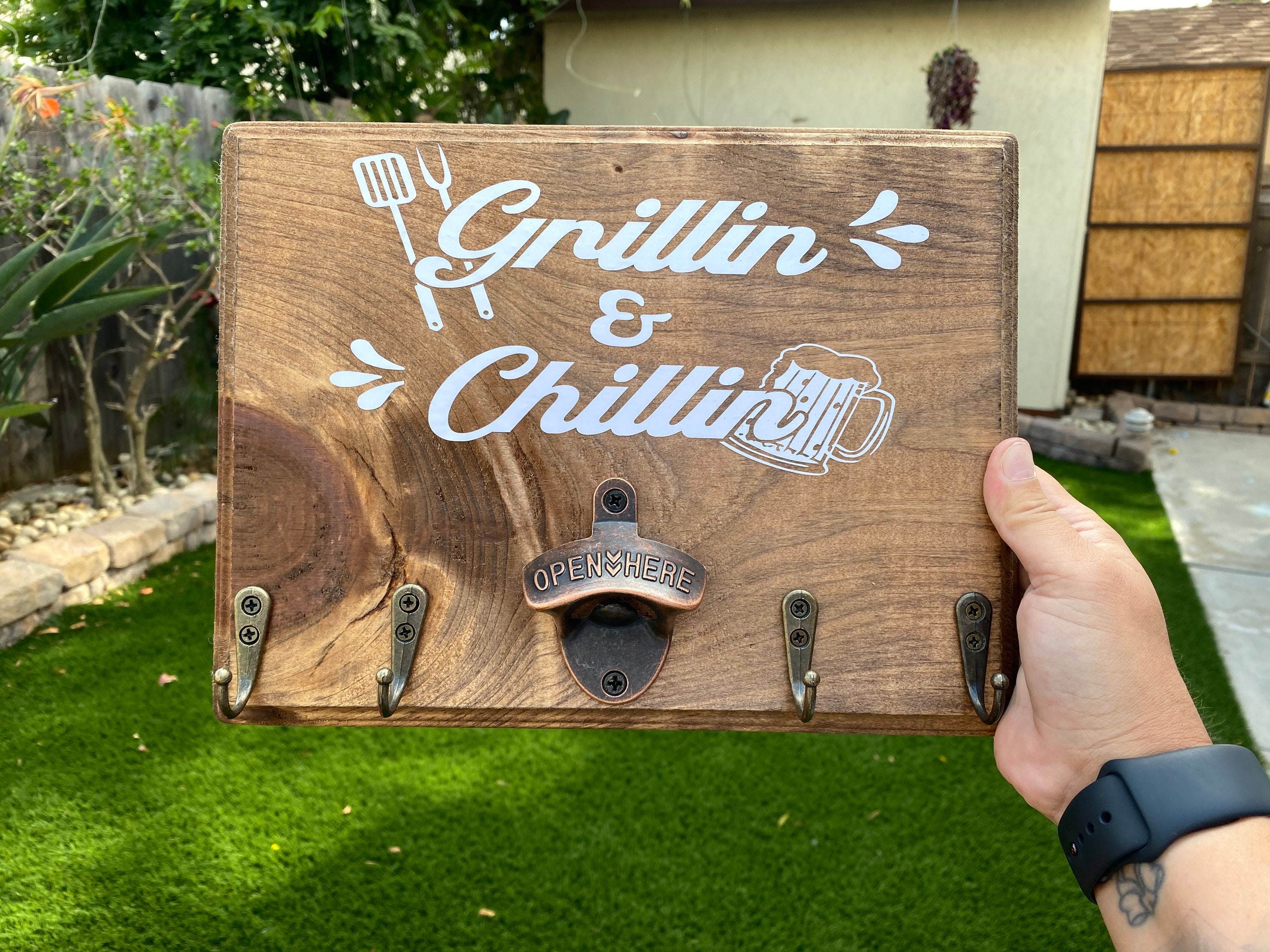 Grill utensil holder Etsy