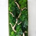 Megann reviewed 40" x 18" Artisan Moss® Real Preserved Plants in Reclaimed Wood Frame Plant Painting®- No Care Green Moss Wall Art.