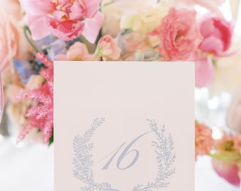 Floral Table Numbers