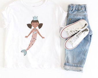 Baby Gift for Ocean Lover Baby girl T Shirt Gift Mermaid T-Shirt Gift New Baby Gift Under the Sea Gift for Baby