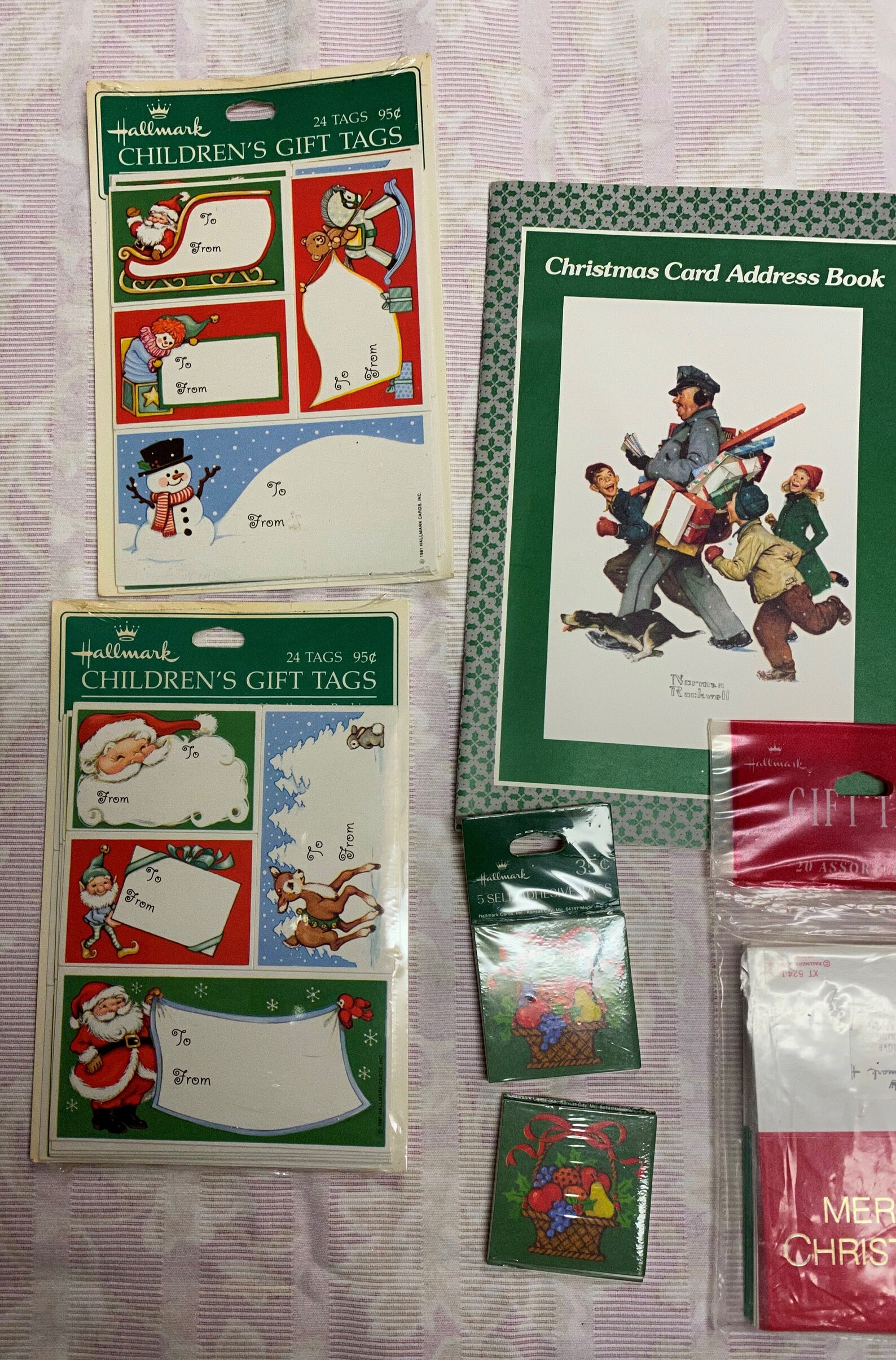 Vintage Hallmark Christmas Gift Tag Lot Vintage Christmas | Etsy