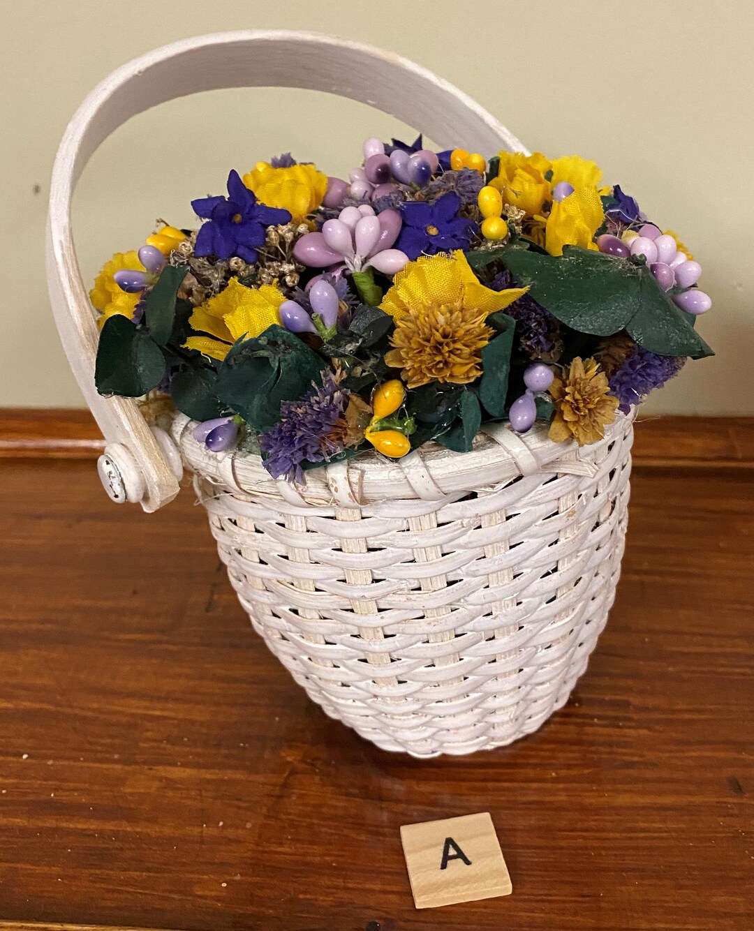 Flower Baskets Decorative Flower Baskets Dried Flowers Farmhouse Table