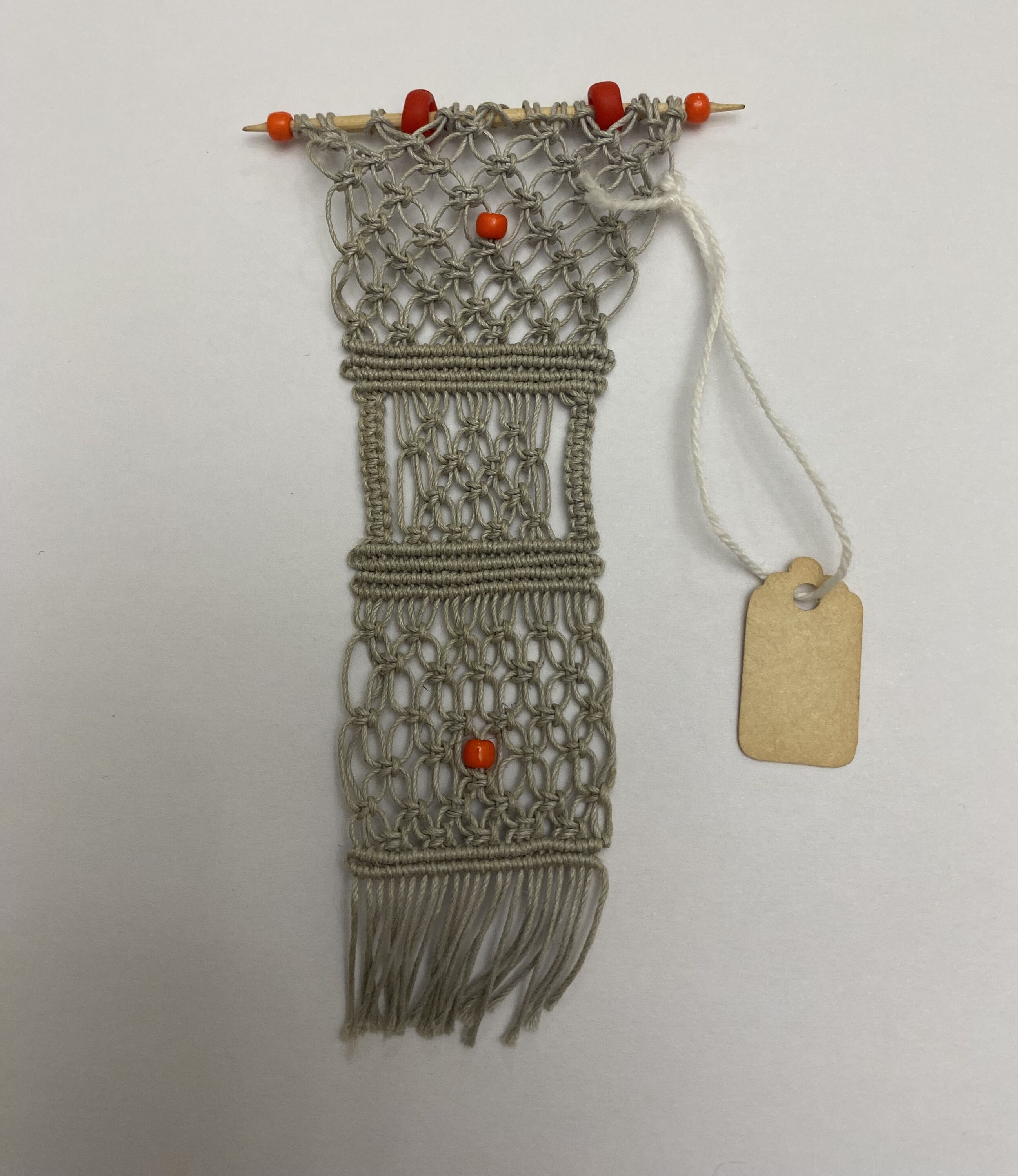 112 Scale Vintage Dollhouse Macrame Decor, Handmade Dollhouse Wall