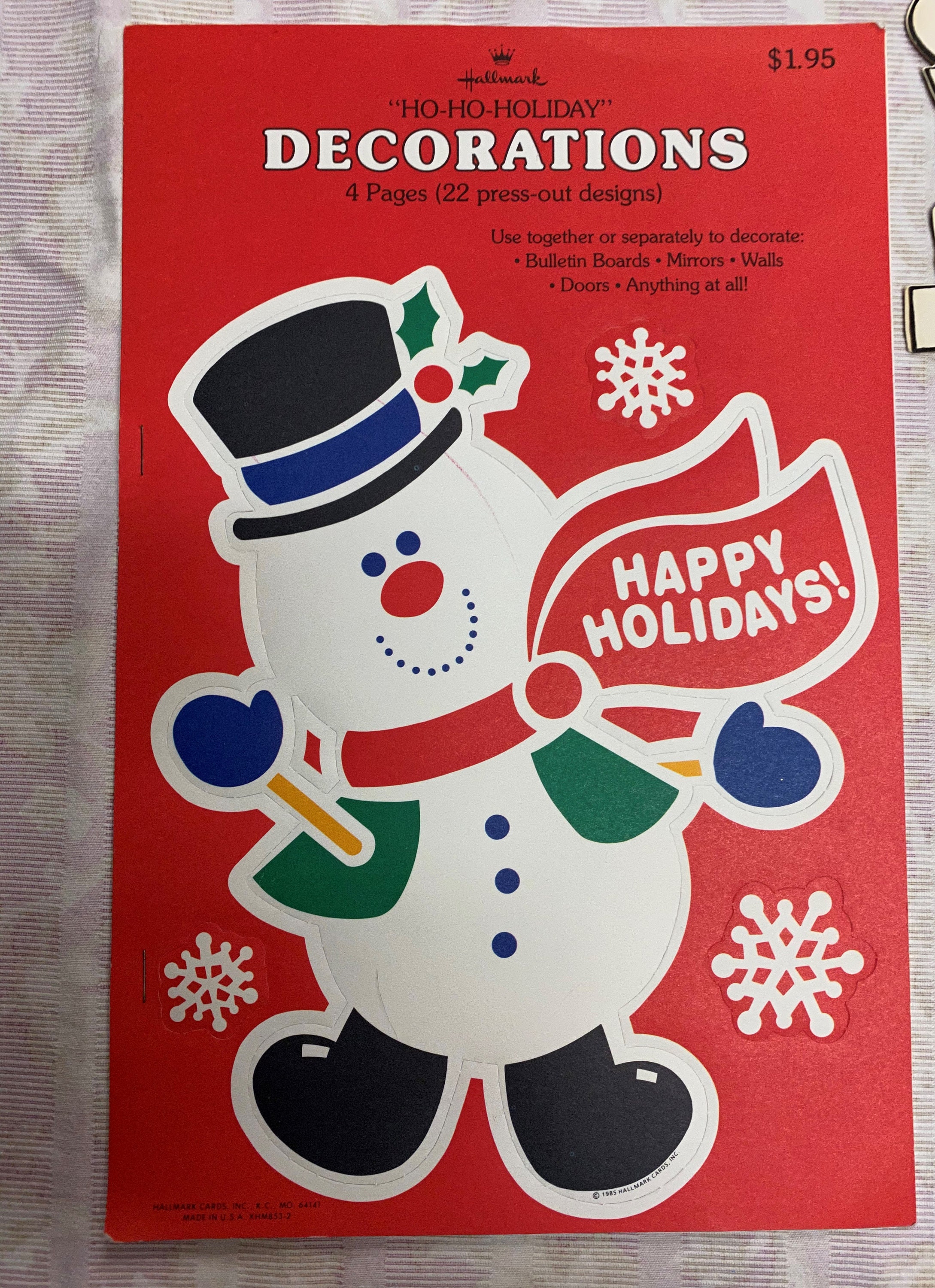 Vintage Hallmark Christmas Decor Vintage Hallmark Christmas Etsy