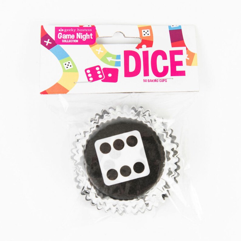 Dice Cupcake Liners Etsy