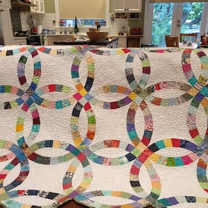 Sofa throw or single bed bedspread.