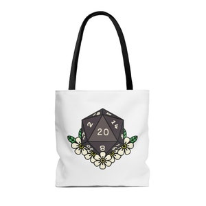 D20 double-sided tote bag