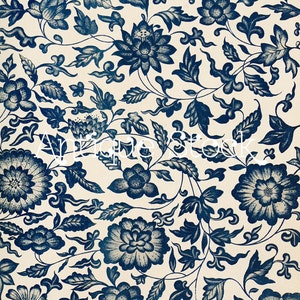 Flowers Digital Paper &quot;Chinese Ornament 013&quot; Printable Scrapbook Paper for Scrapbooking, Decoupage, Prints...