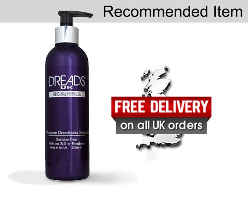 Dreadlocks Shampoo residue free schampo 250ml Dreads UK Etsy