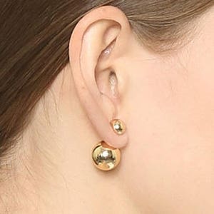 Dior ball earrings hotsell
