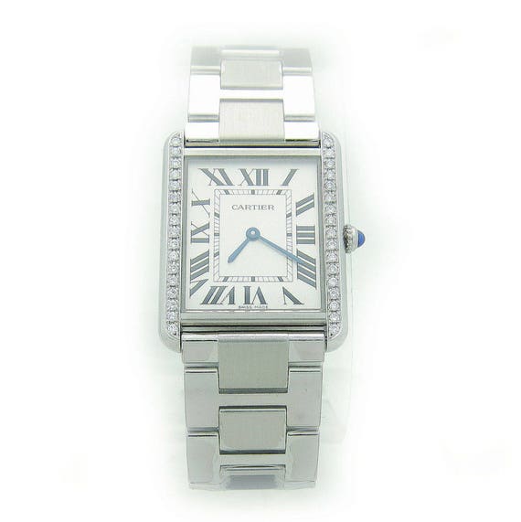 cartier tank solo steel large watch