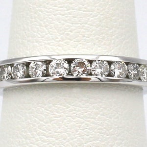 Diamond Wedding Band 14k White Gold 0.7ct / Wedding Band image 6