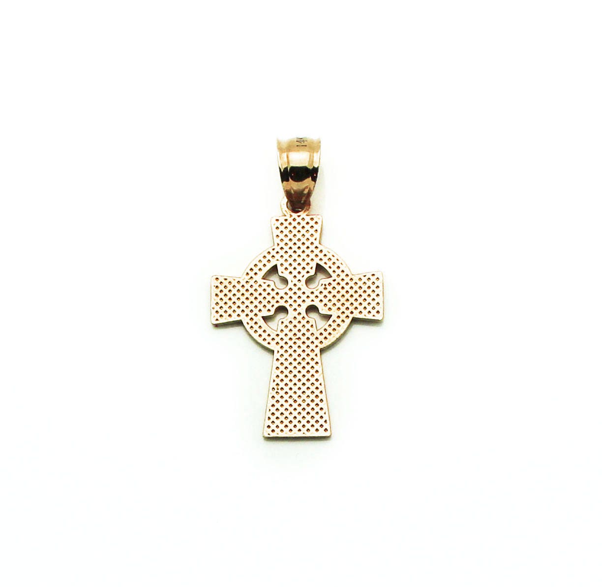 14k Yellow Gold Celtic Cross Pendant - Etsy