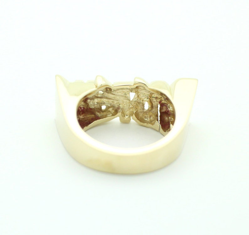 mens diamond ring ian connor pastelle 14k yellow gold