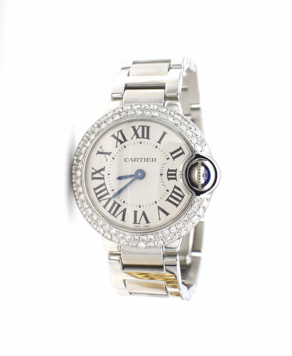 women's cartier watch with diamonds