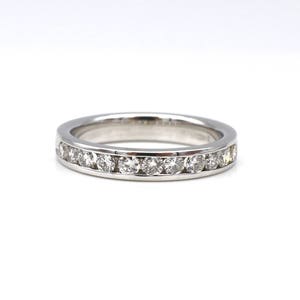 Diamond Wedding Band 14k White Gold 0.7ct / Wedding Band image 1