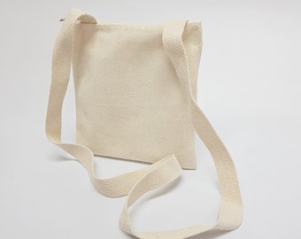 100% Cotton Canvas Mini Cross bag
