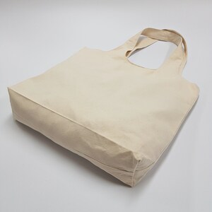 100% cotton canvas bag, eco friendly cotton fabric, Style105 image 5
